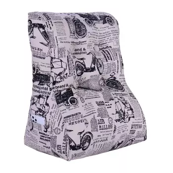 Клиновая подушка Vercart, 55x60 см, белый