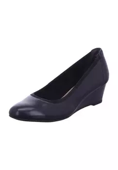 Клиновые туфли Tamaris, цвет Black Leather