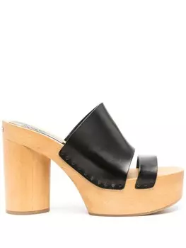 Клоги Hyun 120 на платформе ISABEL MARANT, черный