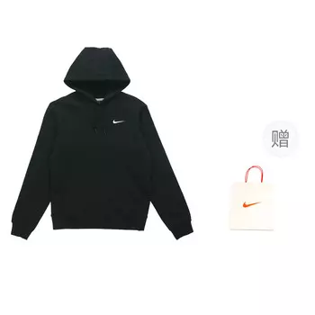 Клубная толстовка мужская черная Nike, черный