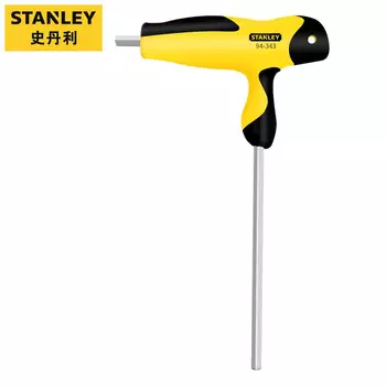 Ключ внутренний шестигранный метрический Т-образный Stanley, ключ шестигранный костыльный 2 мм 94-343-23