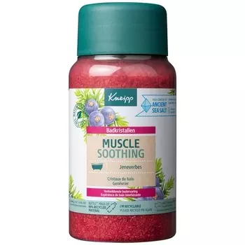 Kneipp Успокаивающая мышцы соль для ванн с кристаллами можжевельника для релаксации тела 600г