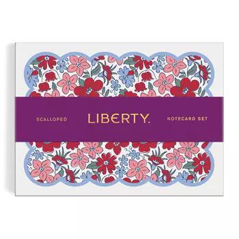 Книга Liberty Scalloped Shaped Notecard Set