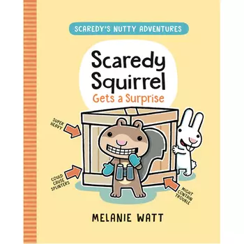 Книга Scaredy Squirrel Gets A Surprise – Hb