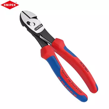 KNIPEX Бокогубцы, экономящие труд, двушарнирные плоскогубцы (с возвратной пружиной) 73 72 180 F
