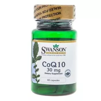 Коэнзим Q10 Swanson, 30 мг, 60 капсул