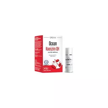 Коэнзим Qh Orzax 100 мг, 30 капсул + Очищающий гель Orzax для лица, 100 мл