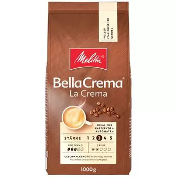 Кофе Melitta Bella Crema LaCrema в зернах 1кг.