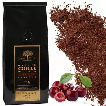 Кофе молотый со вкусом вишни 200 г. sarcia.eu