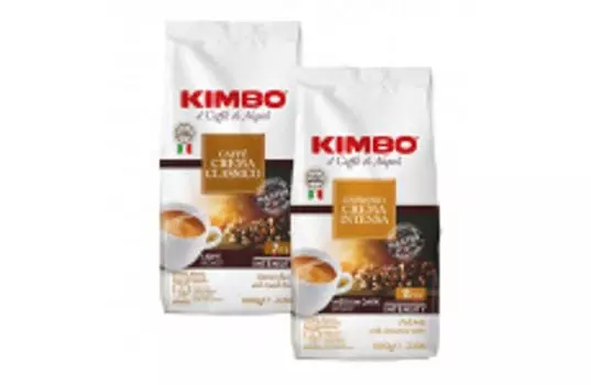 Кофе в зернах Kimbo Crema Classico и Crema Intensa 1 кг x 2 Kimbo Caff