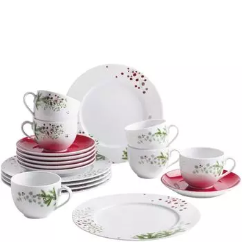 Кофейный сервиз КАХЛА 18 шт. Аронда Привет Зима 050104A10470C Kahla, мультиколор