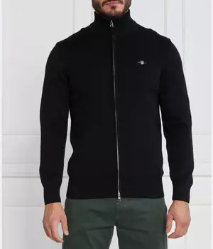Кофта мужская Gant на молнии, черный