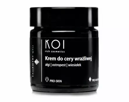 КОИ, Крем для чувствительной кожи с водорослями и примулой вечерней Koi Cosmetics