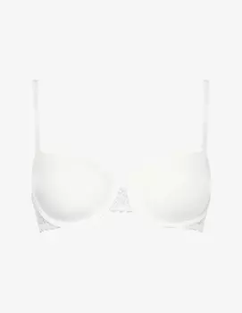 Кокетливый бюстгальтер Calvin Klein, белый