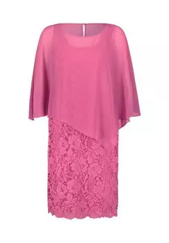 Коктейльное платье с кружевом Vera Mont, цвет Rose Pink