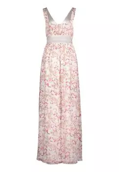 Коктейльное платье с вырезами Vera Mont, цвет White Pink
