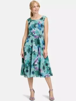 Коктейльное платье Vera Mont, синий
