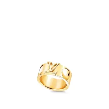Кольцо Empreinte Large, желтое золото Louis Vuitton, золотой
