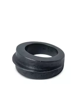 Кольцо Foldform Crescent из стерлингового серебра Parts of Four, черный