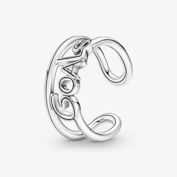 Кольцо Pandora ME Goals Open, серебро