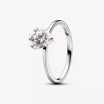 Кольцо Pandora Nova, 1.0 карат, белое золото/бриллиант