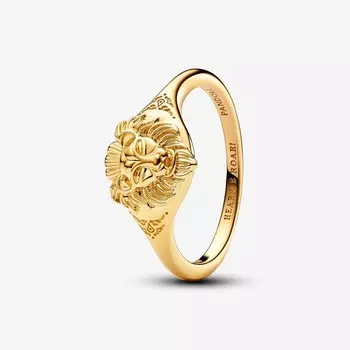 Кольцо Pandora x Game of Thrones Lannister Lion, золото