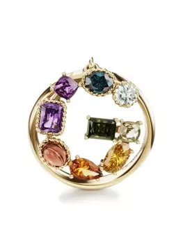 Кольцо Rainbow Alphabet G из желтого золота Dolce & Gabbana, золотой