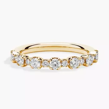 Кольцо с бриллиантом Capri из 14-каратного желтого золота (1/2 карата) Blue Nile