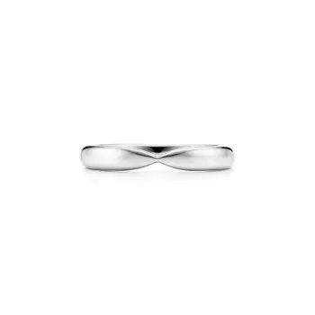 Кольцо Tiffany & Co. Harmony Wedding Band, 3 мм, платина