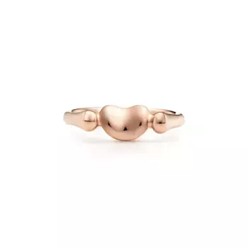Кольцо Tiffany & Co. x Elsa Peretti Bean Design, розовое золото