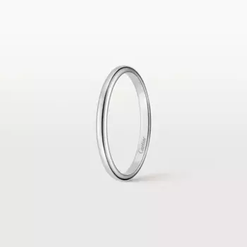 Кольцо женское Cartier 1895 обручальное, платина