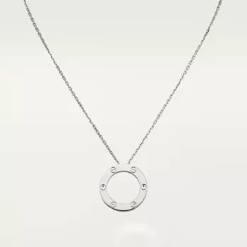 Колье Cartier Love, белое золото