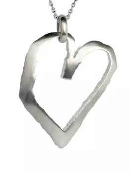 Колье Jazz's Heart Parts of Four, серебряный