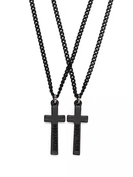 Колье с подвесками Dsquared2, черный