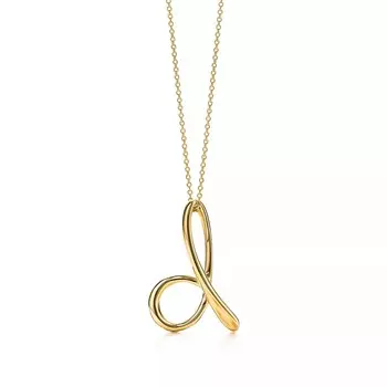 Колье Tiffany & Co. Letter "D", золото