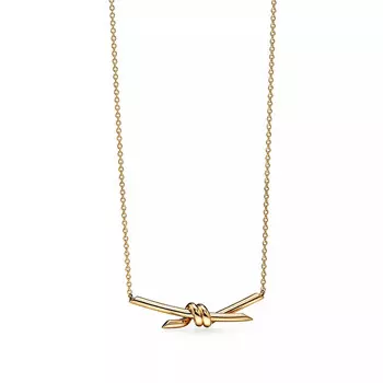 Колье Tiffany Knot, желтое золото