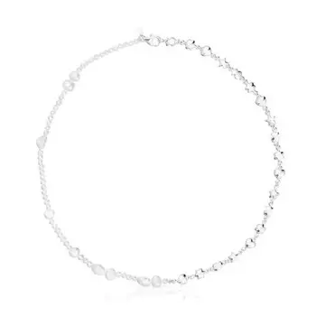 Колье Tous Cultured Pearls Mini Icons, серебро/жемчуг