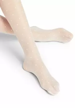 Колготки DOT TRANSPARENT MATT FALKE, белый