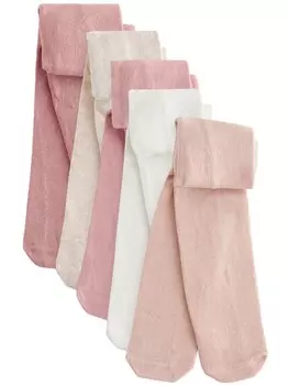 Колготки Next, цвет Beige/Pink