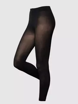 Колготки с добавлением стрейча, модель «Pure Matt 50» Falke, черный