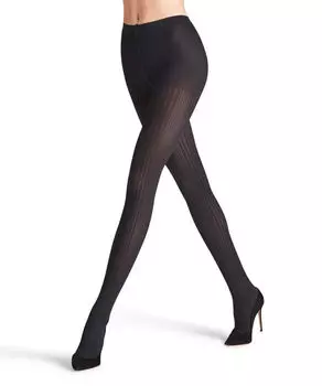 Колготки в рубчик Falke, черный
