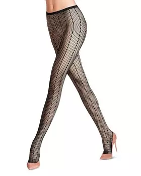 Колготки в сеточку Falke, черный