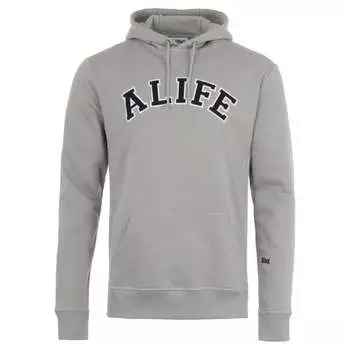 Коллегиальная серая толстовка с капюшоном Alife, серый