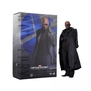 Коллекционная фигурка Hot Toys Captain America: The Winter Soldier, Nick Fury MMS315, 30 см