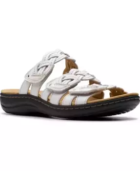 Коллекция Женские сандалии Laurieann Rio без застежки на плоской подошве Clarks, коричневый/бежевый