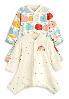 Комбинезон 2 PACK HIP DYSPLASIA Next, цвет bright cream apple