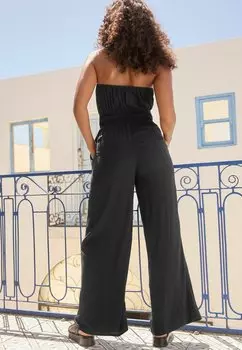 Комбинезон Bandeau Wide Leg Next, черный