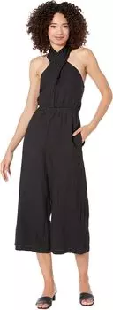 Комбинезон bella dahl Wrap Neck Halter Jumpsuit, черный