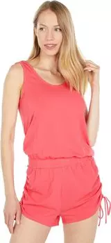 Комбинезон bobi Los Angeles Draped Modal Jersey Tie Short Romper, цвет Raspberry