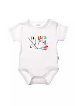Комбинезон/боди LILIPUT Lets Paint, белый